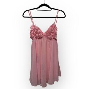 Vintage Victoria's Secret Babydoll Ruffled Nightgown- Size Large